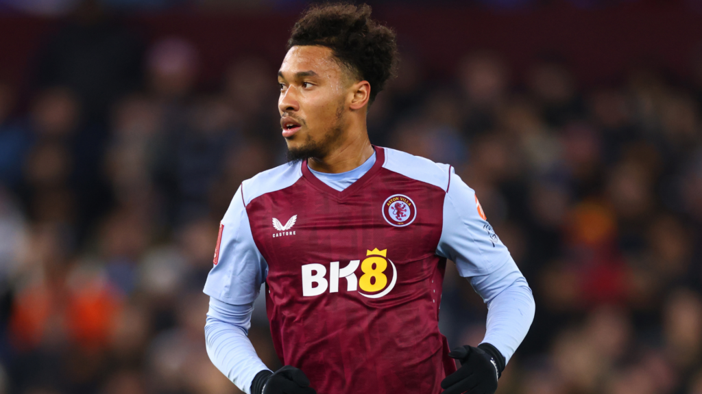 Aston Villa midfielder Boubacar Kamara