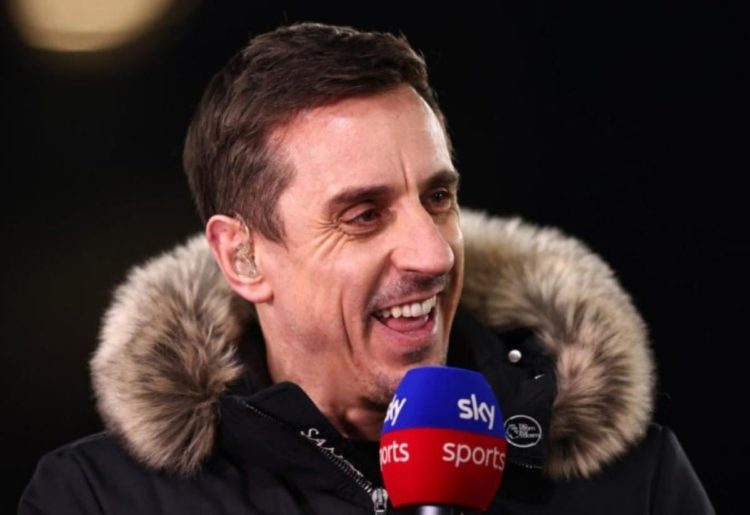 Gary Neville smiling