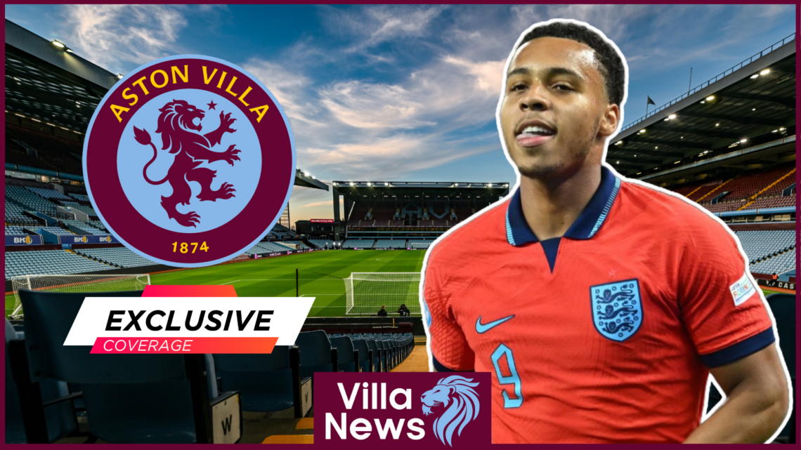 Cameron Archer Villa Park Aston Villa Exclusive