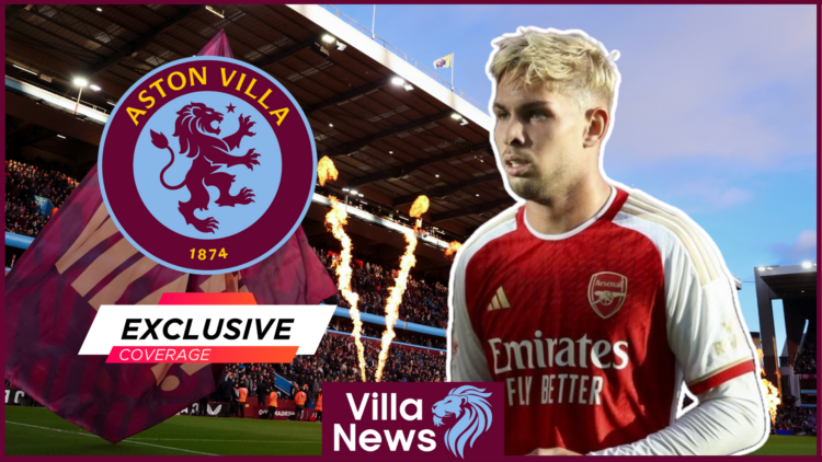 Villa Park Aston Villa Emile Smith Rowe Exclusive