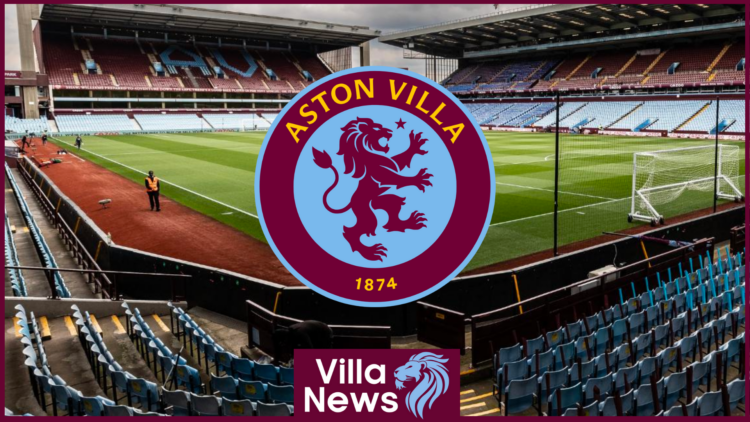 Aston Villa badge at Villa Park
