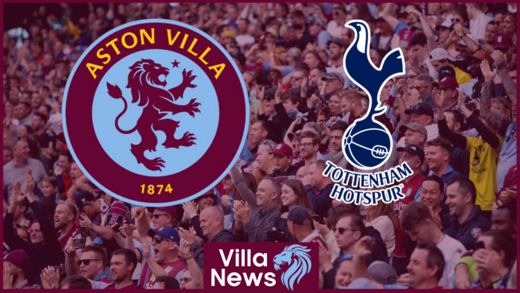 Aston Villa and Tottenham badges