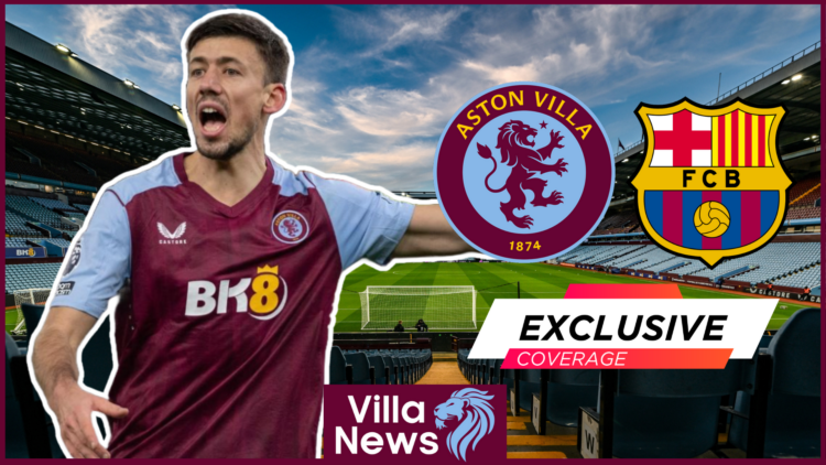 Clement Lenglet Aston Villa Barcelona Villa Park