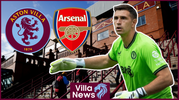 Emi Martinez Villa Park Arsenal Aston Villa