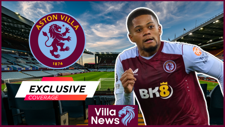 Leon Bailey Villa Park Aston Villa exclusive
