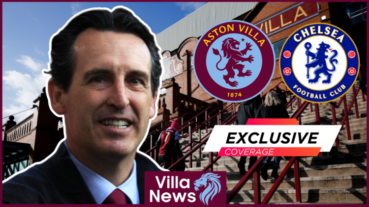 Unai Emery Aston Villa Chelsea Villa Park