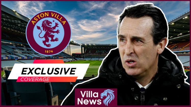 Unai Emery Aston Villa exclusive
