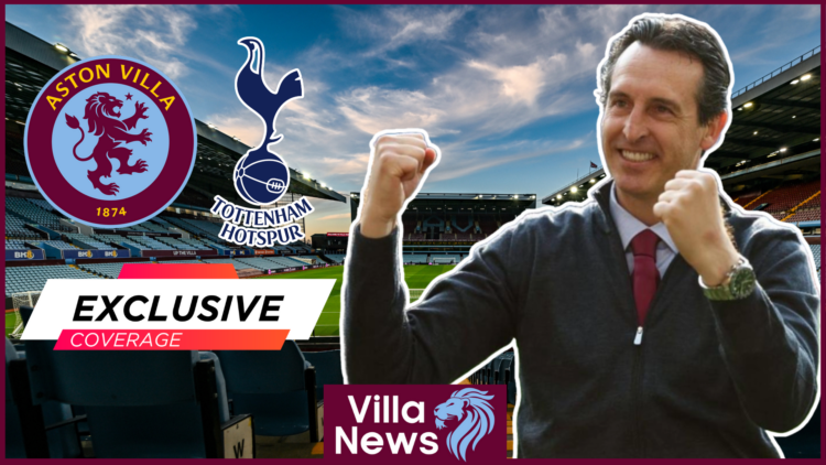 Unai Emery Aston Villa Tottenham Exclusive Villa Park