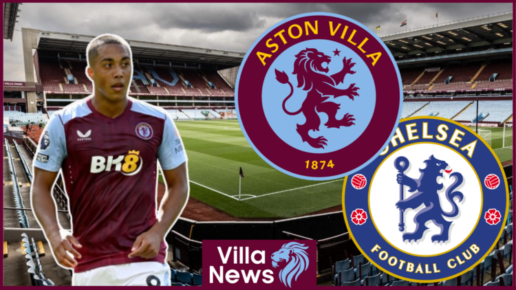 Youri Tielemans in Aston Villa v Chelsea