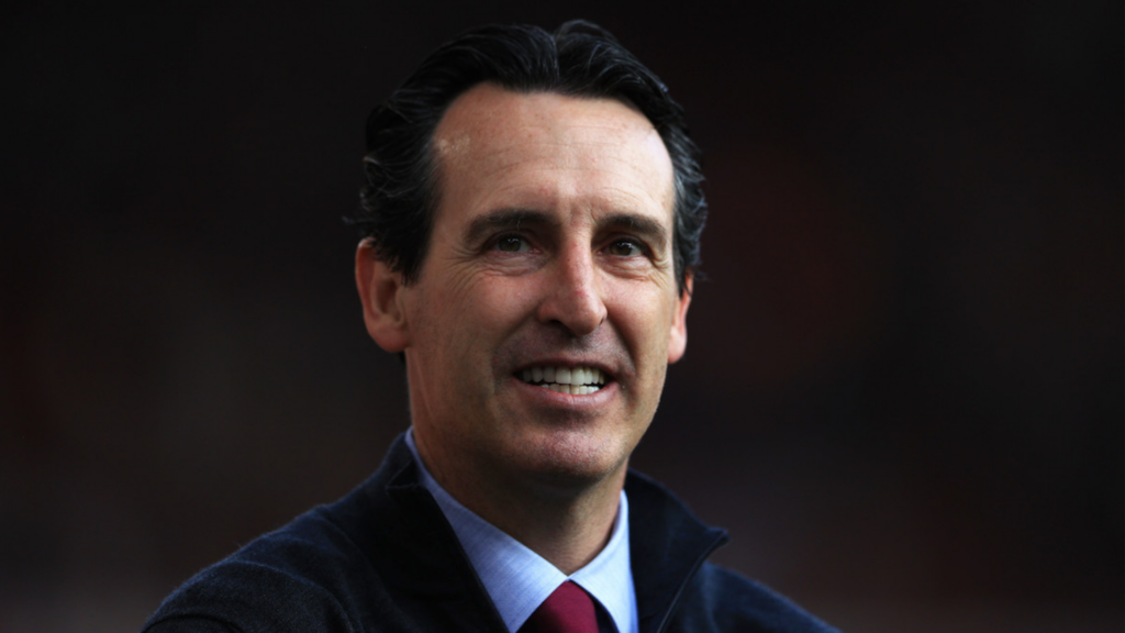 Aston Villa manager Unai Emery.