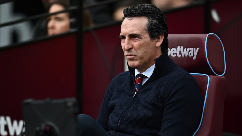 Aston Villa boss Unai Emery