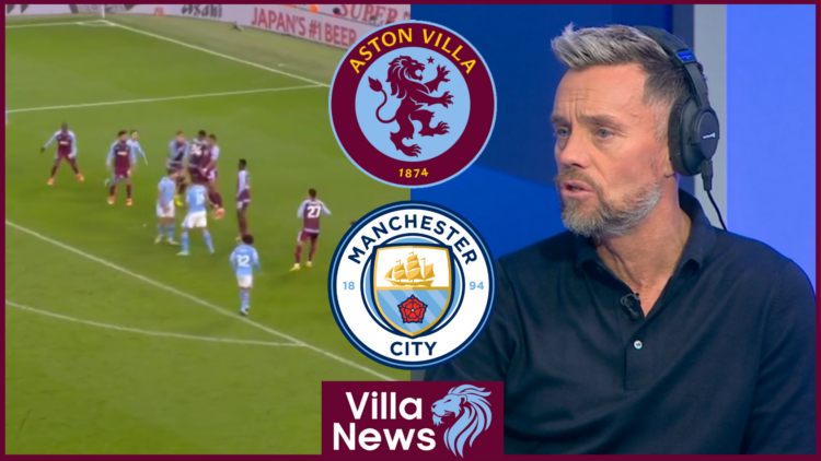 Lee Hendrie angry as Aston Villa concede v Manchester City