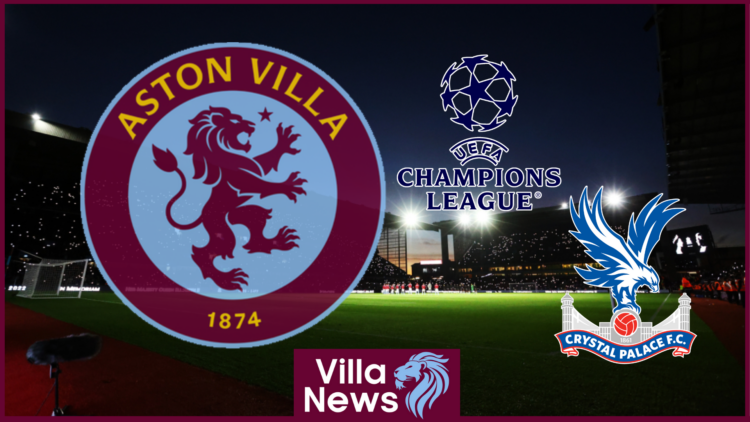 Aston Villa Champions League Crystal Palace