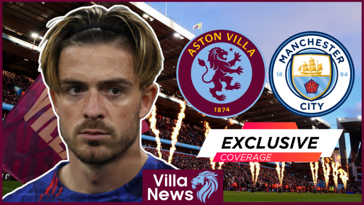 Jack Grealish Aston Villa Manchester City Villa Park