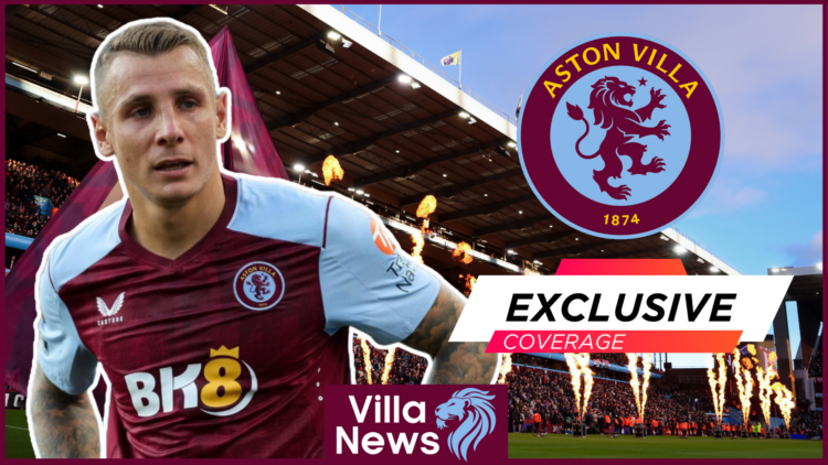 Lucas Digne Aston Villa Villa Park