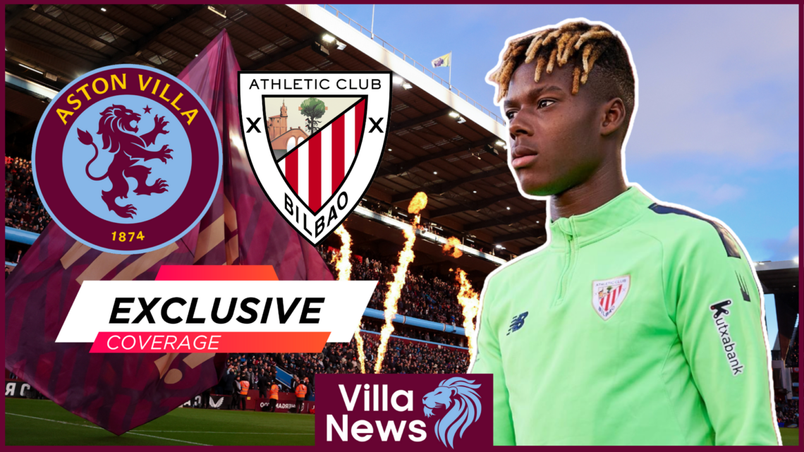 Aston Villa Nico Williams Villa Park Athletic Bilbao