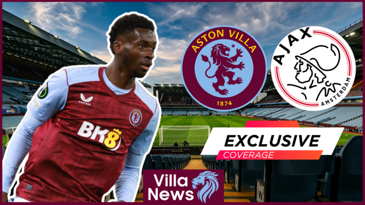 Tim Iroegbunam Aston Villa Ajax Villa Park Exclusive