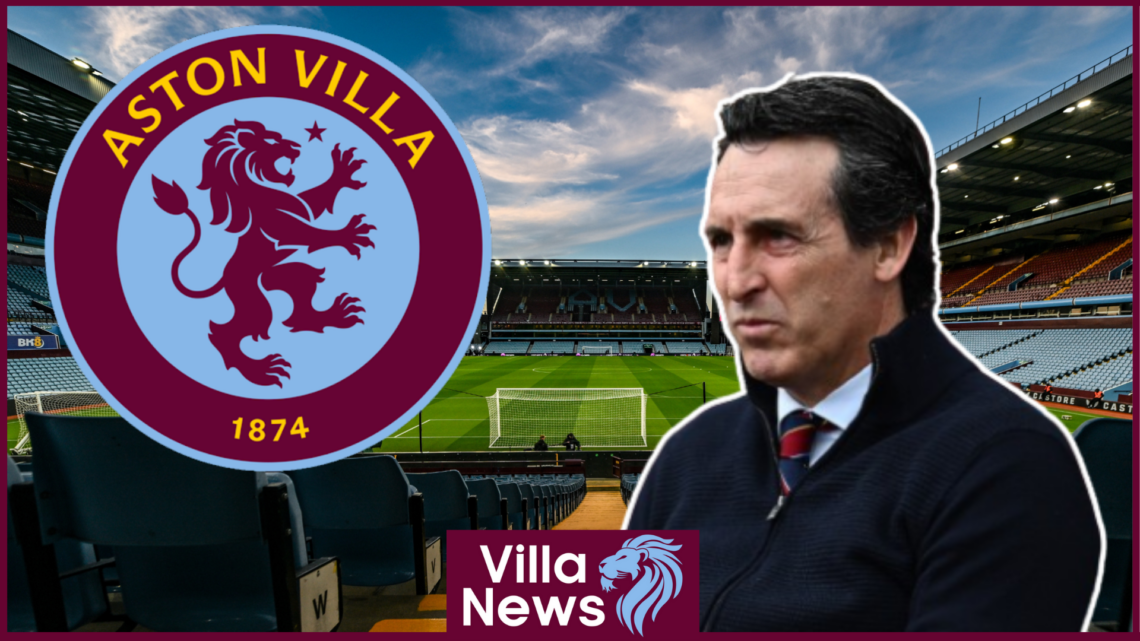 Unai Emery, Aston Villa badge, Villa Park