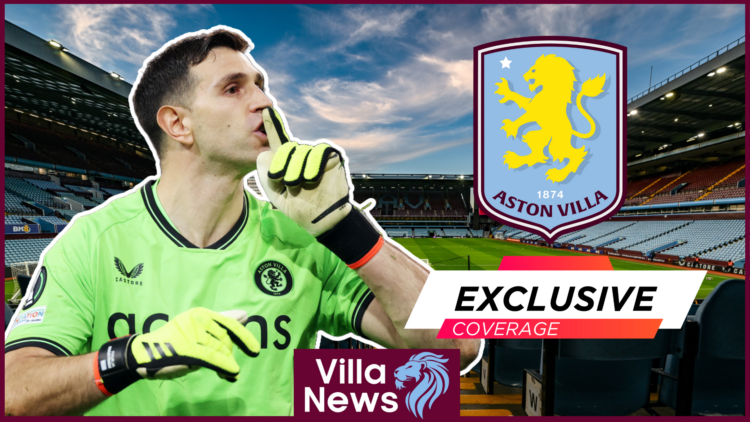 Emi Martinez Aston Villa Villa Park