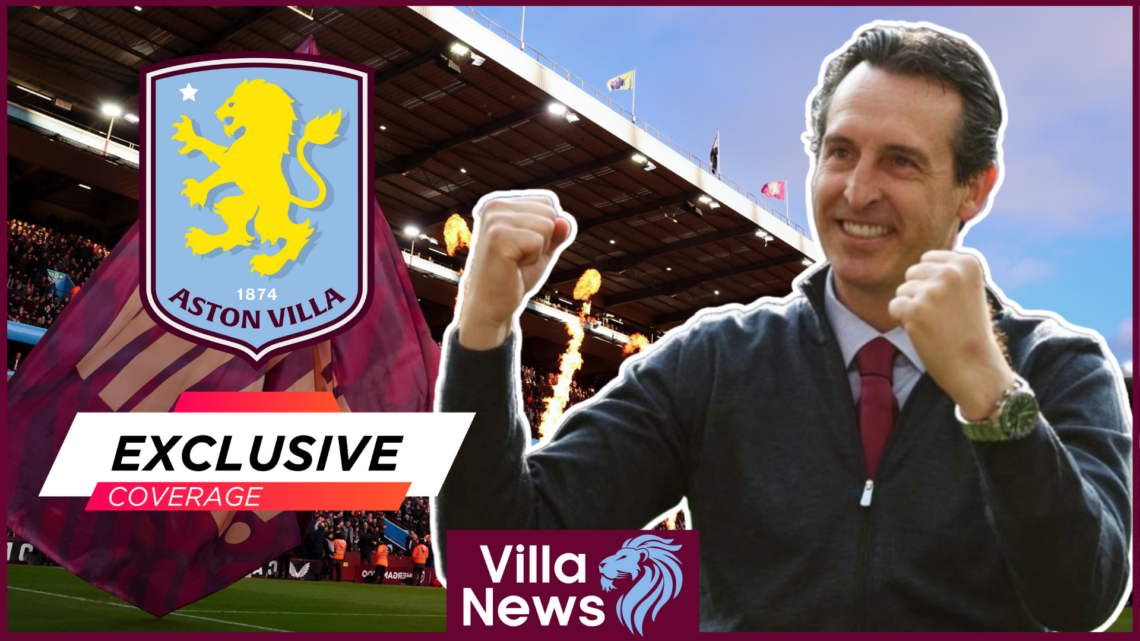 Unai Emery Aston Villa Villa Park