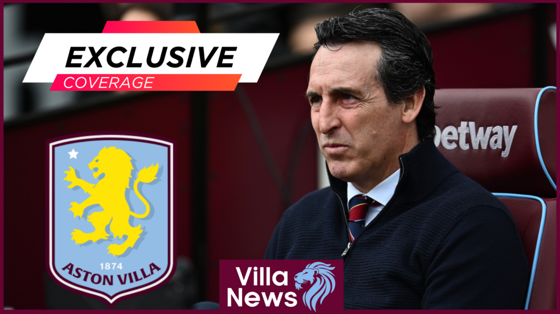 Unai Emery, Aston Villa badge