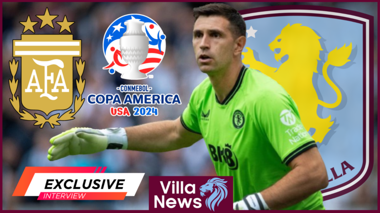 Aston Villa Argentina Copa America Martinez