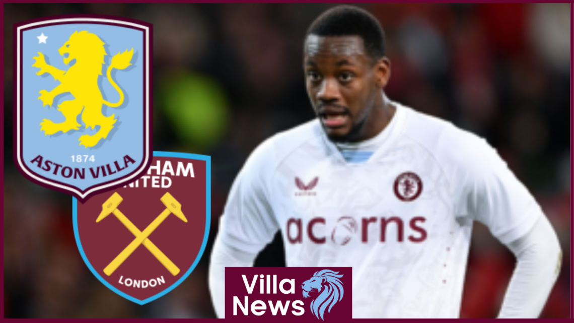 Jhon Duran, Aston Villa badge, West Ham badge