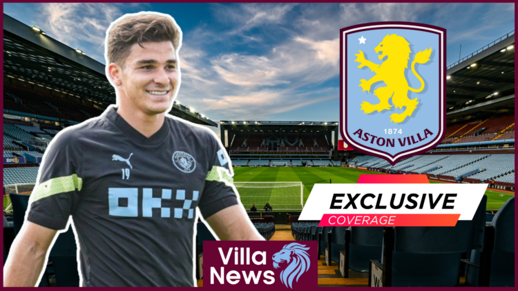 Julian Alvarez Aston Villa Villa Park