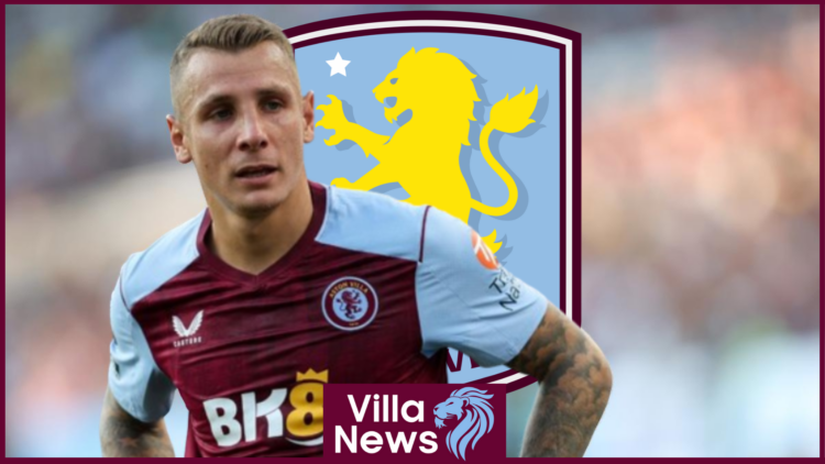 Aston Villa badge, Lucas Digne