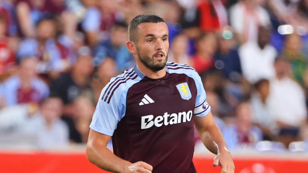 John McGinn in action for Aston Villa
