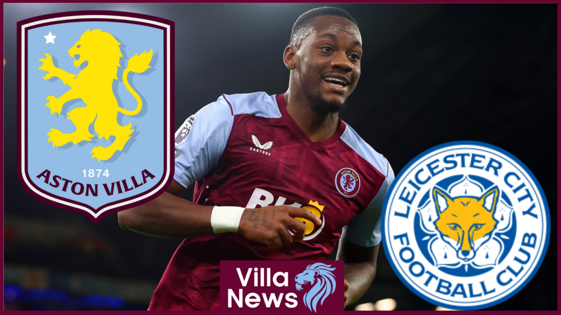 Jhon Duran, Aston Villa badge, Leicester City badge