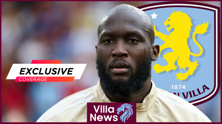 Romelu Lukaku Aston Villa