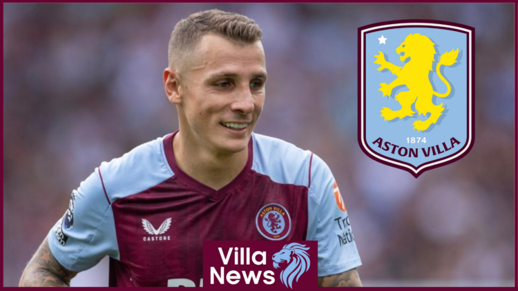 Lucas Digne, Aston Villa badge