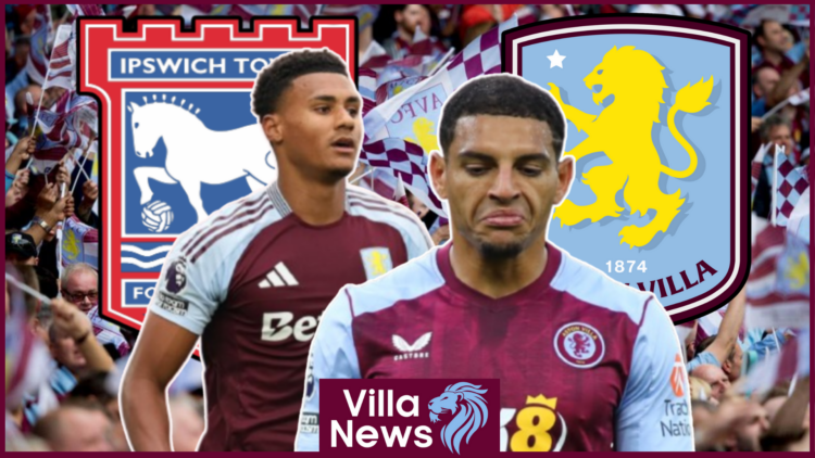 Aston Villa Ipswich Town Ollie Watkins Diego Carlos