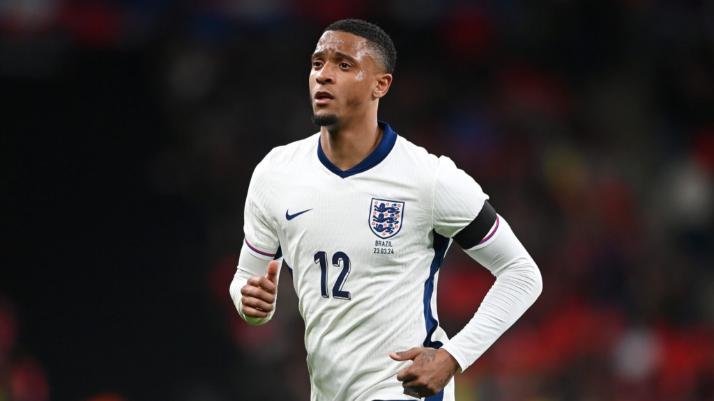 Ezri Konsa playing for England