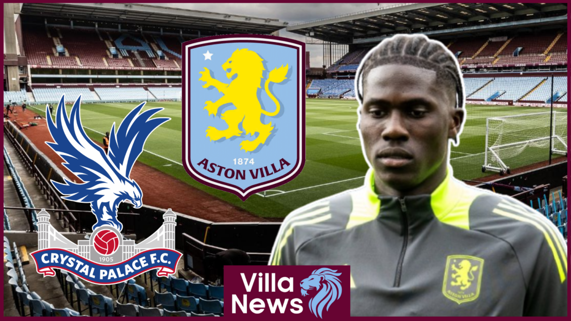 Amadou Onana, Aston Villa badge, Crystal Palace badge