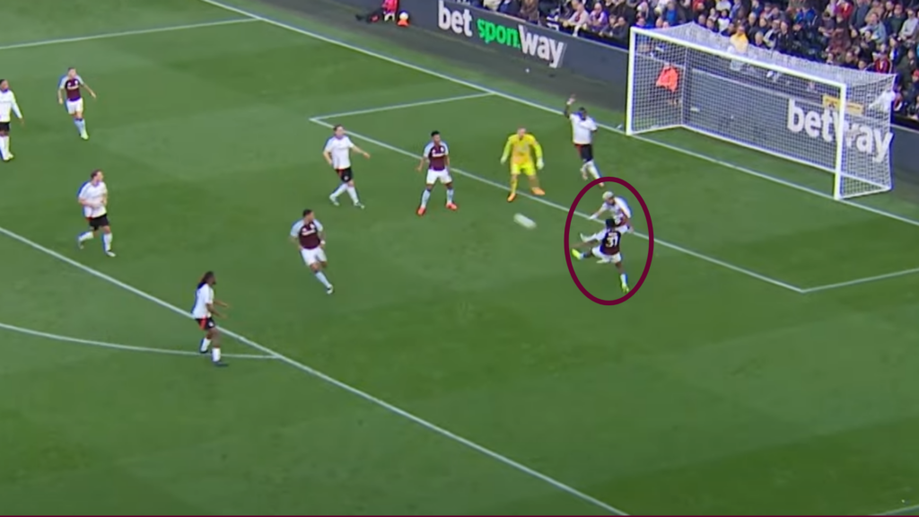 Aston Villa v Fulham Leon Bailey