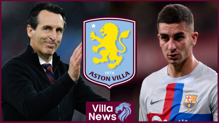 Unai Emery Ferran Torres Aston Villa