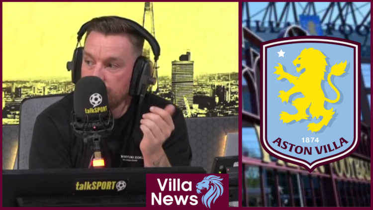 Jamie O'Hara, talkSport, Aston Villa badge