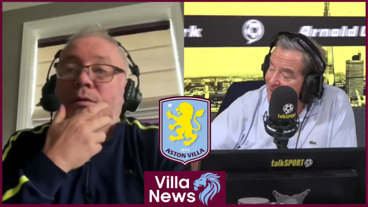 Jeff Stelling, Ally McCoist, Aston Villa badge
