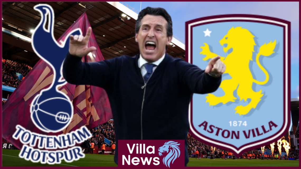 Unai Emery, Aston Villa badge, Tottenham badge