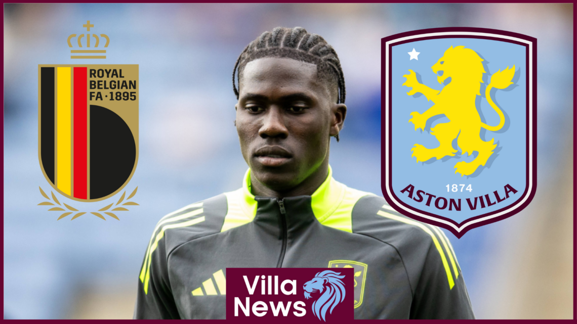 Aston Villa badge, Amadou Onana, Belgium