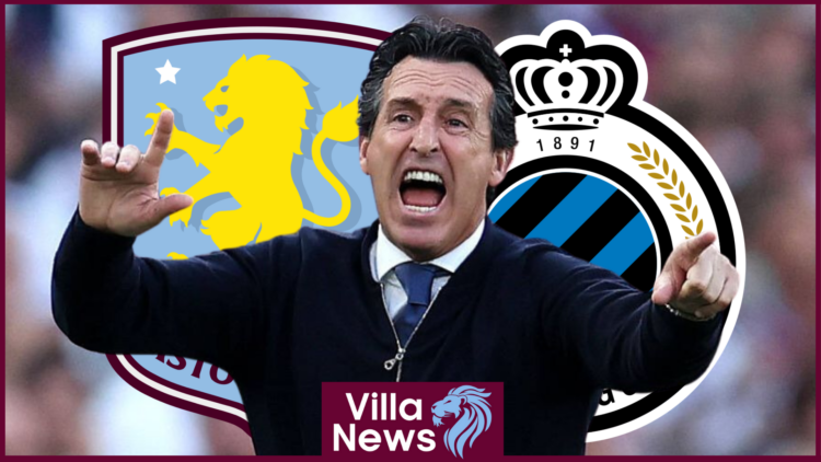 Aston Villa Club Brugge Emery