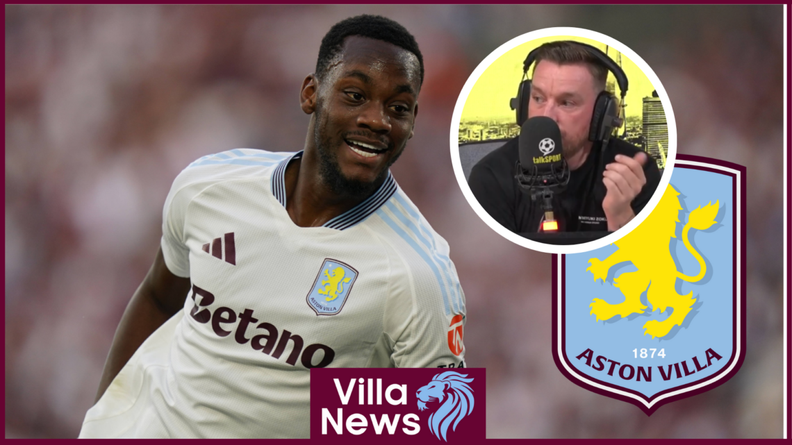 Jhon Duran, Jamie O'Hara, Aston Villa badge