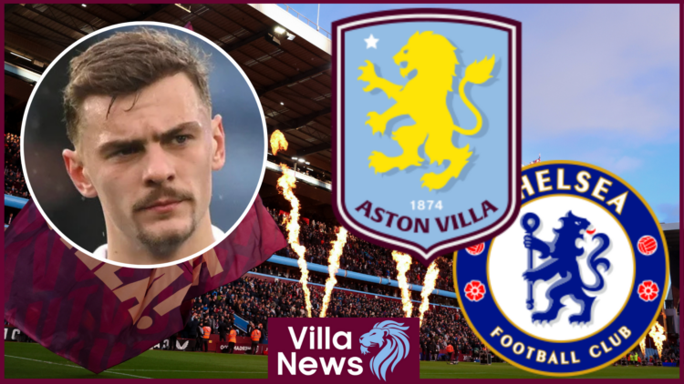 Kiernan Dewsbury-Hall, Aston Villa badge, Chelsea badge