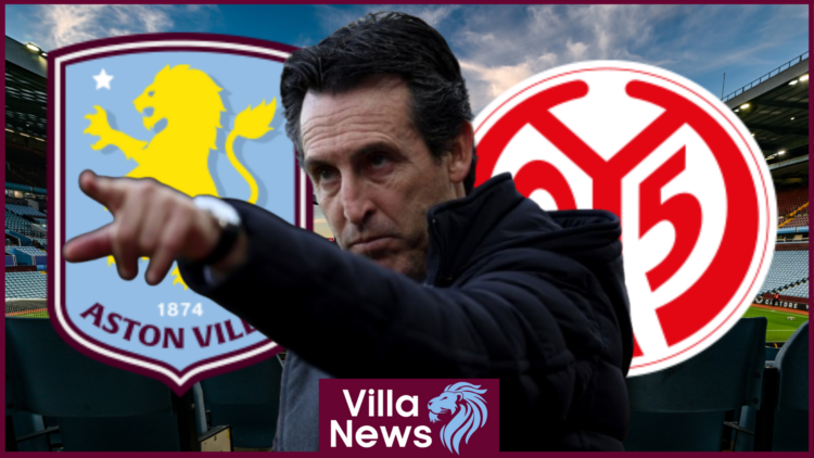Unai Emery, Aston Villa badge, Mainz badge