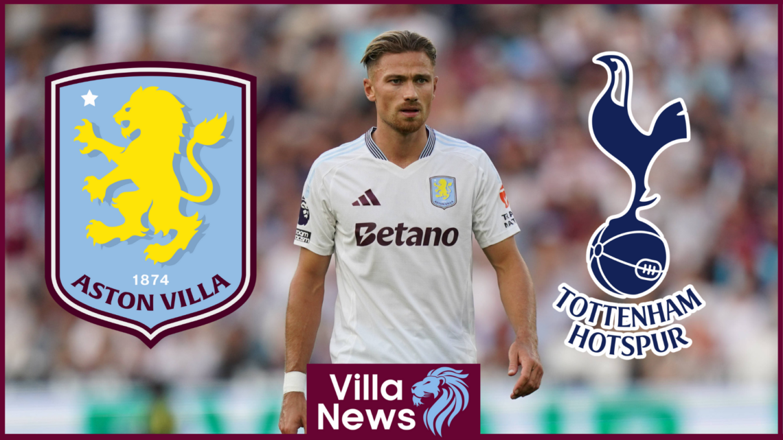 Matty Cash Aston Villa Tottenham badges