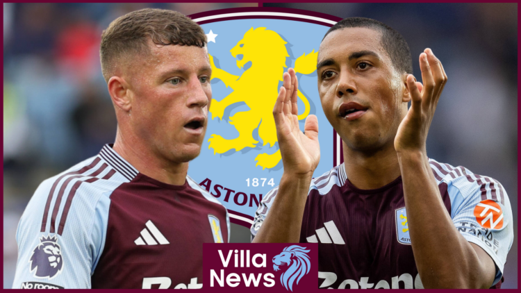 Aston Villa badge, Youri, Tielemans, Ross Barkley