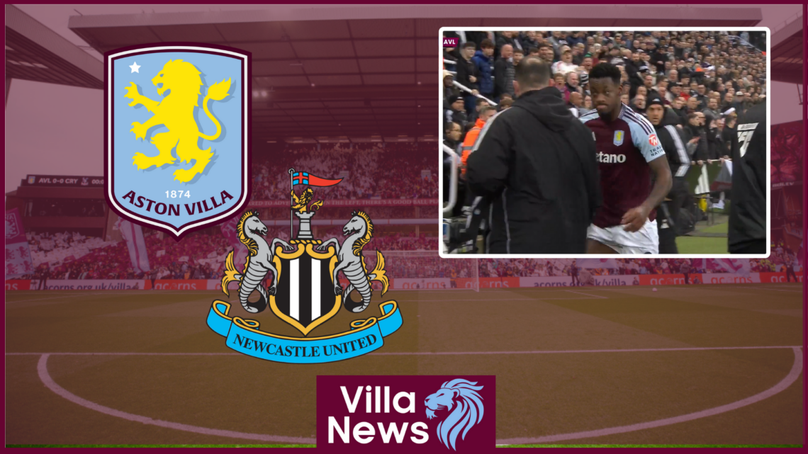 Aston Villa badge, Newcastle badge, Jhon Duran