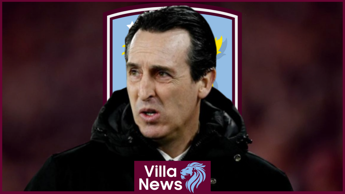 Aston Villa manager Unai Emery